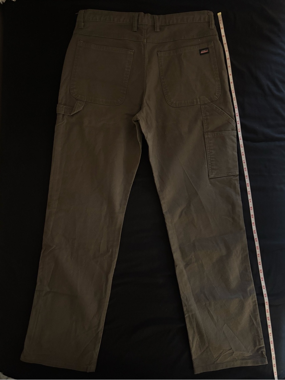 Dickies Men's Olive Work Cargo Pants - Dark Olive